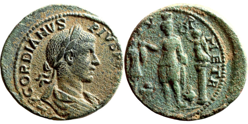 Roman Provincial
Phoenicia. Tyre. Gordian III. AD 238-244.
Bronze Æ
[IMP GORD...