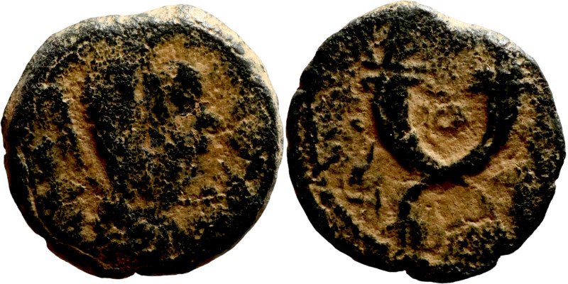 Judaean coin

12mm 1,61g

Artificial sand patina