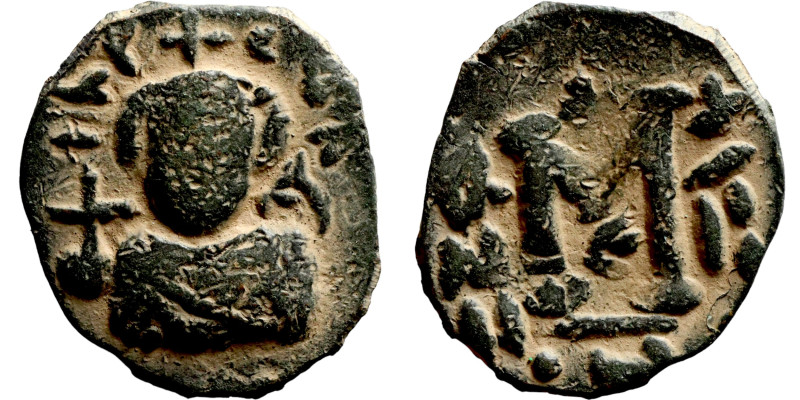 Byzantine Empire coin

22mm 3,54g

Artificial sand patina