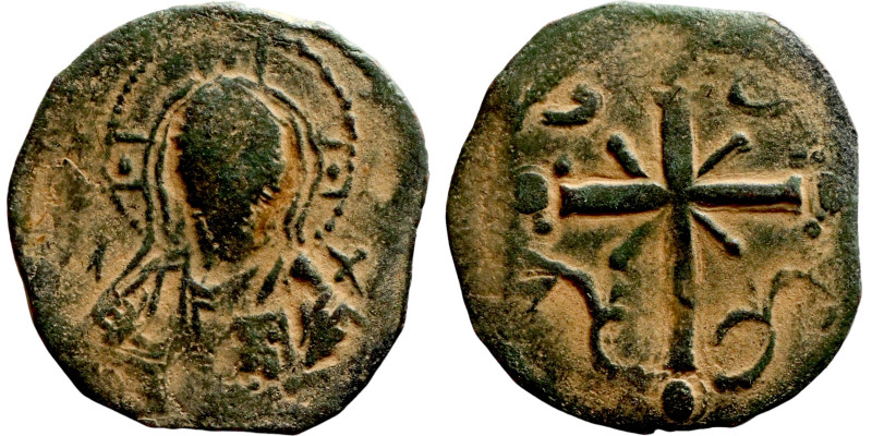 Byzantine Empire coin

21mm 3,27g

Artificial sand patina