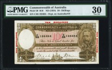 Australia Commonwealth of Australia 10 Shillings ND (1934) Pick 20 PMG Very Fine 30. 

HID09801242017