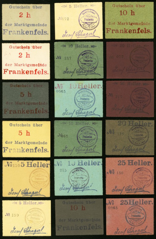 Austria Group Lot of 24 Examples Very Fine or better. 

HID09801242017