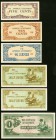 Eleven Notes from Burma Including Nine Examples of Japanese Invasion Money. Fine to Crisp Uncirculated. 

HID09801242017