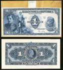 Colombia Banco de la Republica 1 Peso Oro 1.1.1954 Pick 380g Face and Back Proofs Crisp Uncirculated. Mounted on cardstock.

HID09801242017
