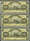Mexico Banco de Tamaulipas 100 Pesos ND (1902-14) Pick S433r2, Three Remainders Choice Crisp Uncirculated. 

HID09801242017