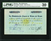 Mexico Revolutionary Comision 2 Pesos 1924 Pick S985A PMG Very Fine 30. Minor discoloration.

HID09801242017