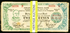Philippines Group Lot of 34 World War II 20 Pesos Emergency Issue Fine-Very Fine. 

HID09801242017