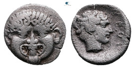 Macedon. Neapolis circa 424-350 BC. Hemidrachm AR