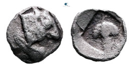 Thraco Macedonian Region. Uncertain mint circa 500-400 BC. Hemiobol AR