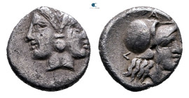 Mysia. Lampsakos circa 400-200 BC. Diobol AR