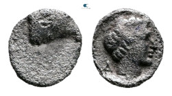 Caria. Kasolaba circa 450-400 BC. Hemiobol AR