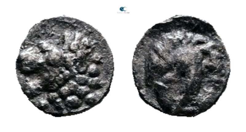 Satraps of Caria. Mylasa. Hekatomnos 392-377 BC. 
Tetartemorion AR

5 mm, 0,1...