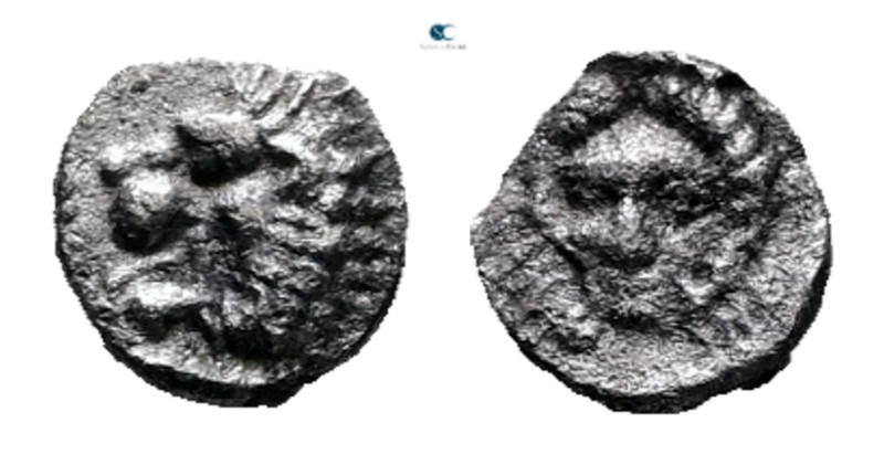 Satraps of Caria. Mylasa. Hekatomnos 392-377 BC. 
Tetartemorion AR

5 mm, 0,2...