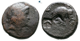 Seleukid Kingdom. Uncertain mint, possibly Antioch or Ekbatana. Antiochos III Megas 223-187 BC. Bronze Æ