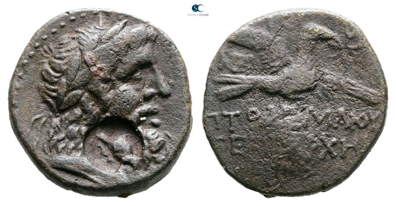 Coele. Chalkis ad Libanon. Time of Ptolemaios (Tetrarch) circa 85-40 BC. 
Bronz...