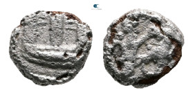 Phoenicia. Sidon. Time of Baalshallim I-Ba’ana 425-402 BC. 1/16 Shekel AR