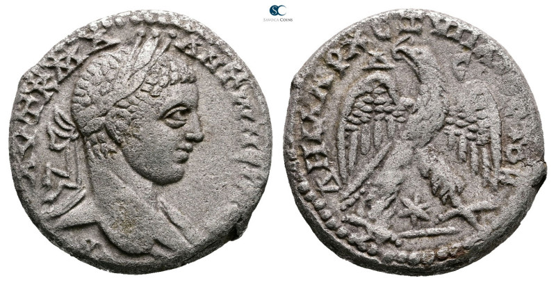 Seleucis and Pieria. Antioch. Elagabal AD 218-222. 
Billon-Tetradrachm

27 mm...