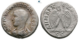 Seleucis and Pieria. Antioch. Philip II as Caesar AD 244-247. Billon-Tetradrachm