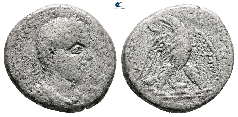 Phoenicia. Byblus. Macrinus AD 217-218. 
Billon-Tetradrachm

24 mm, 11,98 g
...