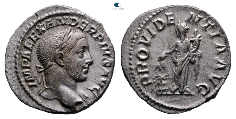 Severus Alexander AD 222-235. Rome
Denarius AR

19 mm, 3,21 g



Good Ver...