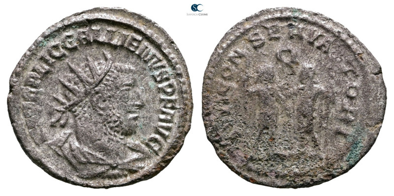 Gallienus AD 253-268. Samosata
Billon Antoninianus

22 mm, 3,74 g



Good...