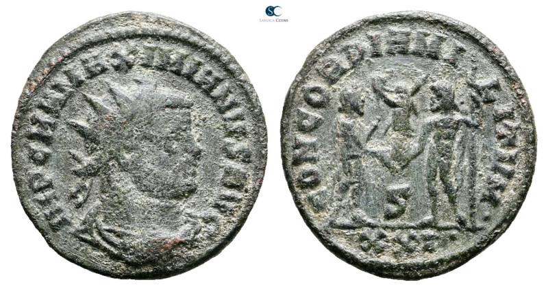 Maximianus Herculius AD 286-305. Cyzicus
Radiatus Æ

21 mm, 3,82 g



Nea...