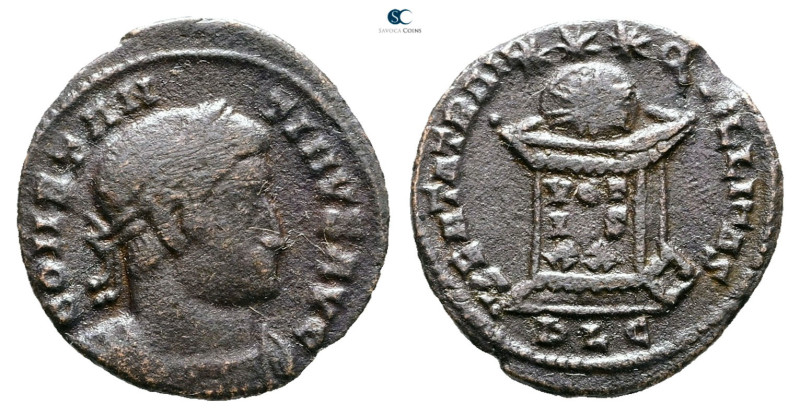 Constantine I the Great AD 306-337. Lugdunum
Follis Æ

20 mm, 2,61 g



N...