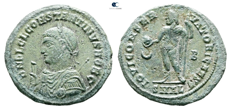 Constantine II, as Caesar AD 317-337. Alexandria
Follis Æ

21 mm, 2,91 g

...