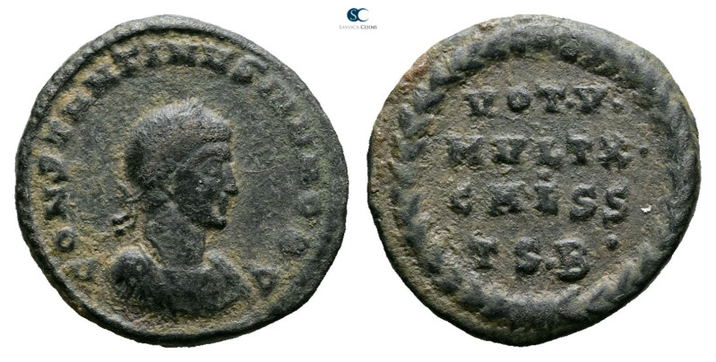 Constantine II, as Caesar AD 317-337. Thessaloniki
Follis Æ

19 mm, 3,19 g
...