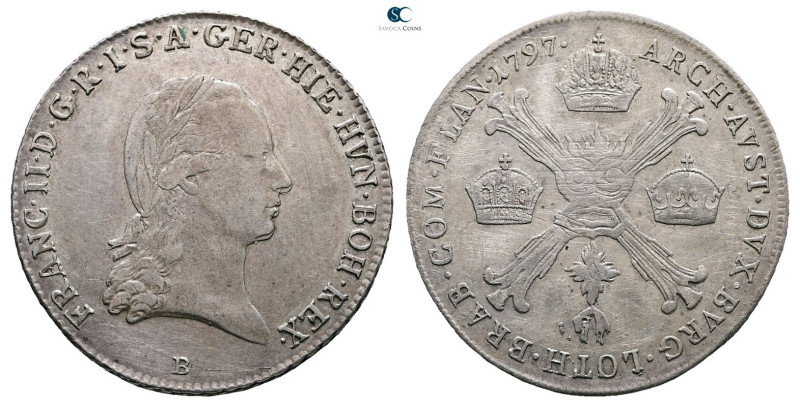 Germany. Kremnitz. Franz II AD 1792-1806. 
1/4 Thaler AR, 1797

30 mm, 7,34 g...