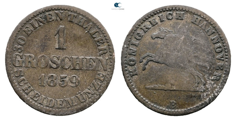 Germany. Hannover AD 1859. 
1 Groschen 1859

 mm, 2,06 g



Very Fine