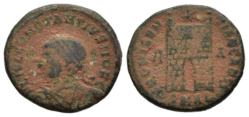 COSTANZO II, Cesare (324-337). Alessandria. Nummus. AE (2,32 g). D/ FL IVL CONST...