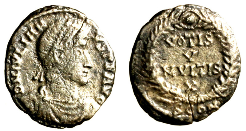 GIULIANO il Filosofo (360-363) Siliqua per Arles. D N IVLIAN-VS P F AVG, Busto d...