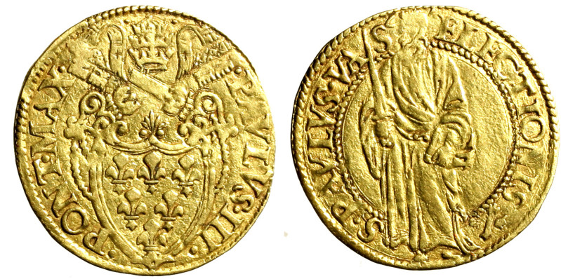 ROMA. Paolo III (1534-1549) Scudo. Stemma R/ S. Paolo stante. CNI 84; Munt. 23; ...