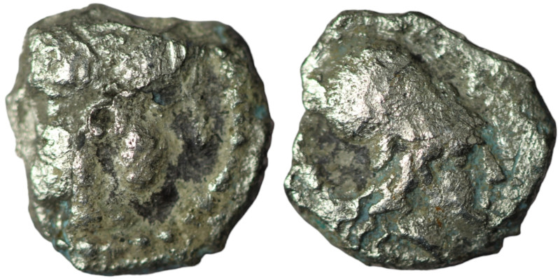 MYSIA. Lampsakos. (Circa 390-330 BC)
AR Hemiobol (8mm, 0,41g)