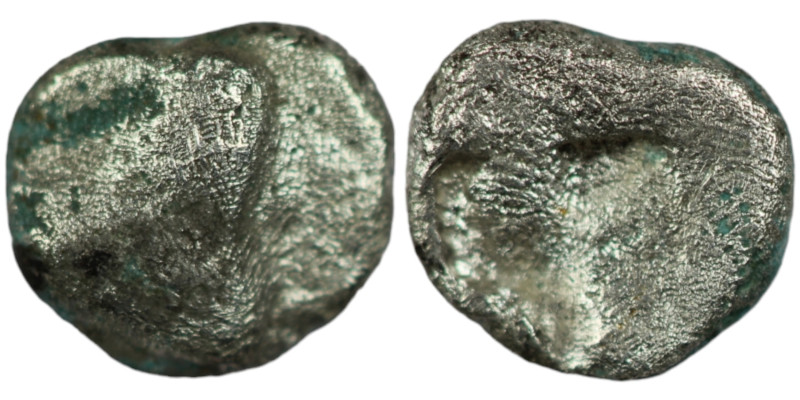 Greek coin
AR Tetartemorion (5mm, 0,18g)