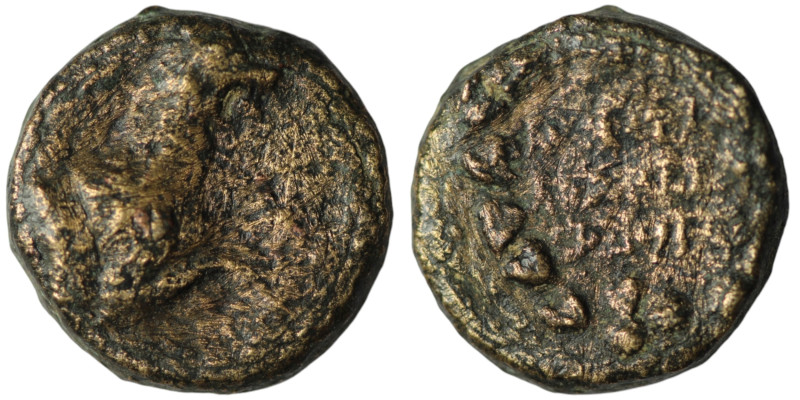 SELEUKID KINGS of SYRIA. Antiochos VI Dionysos (144-142 BC). Uncertain mint in C...