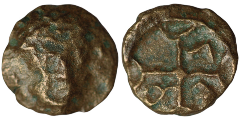 Greek coin
AE Bronze (9mm, 0,41g)