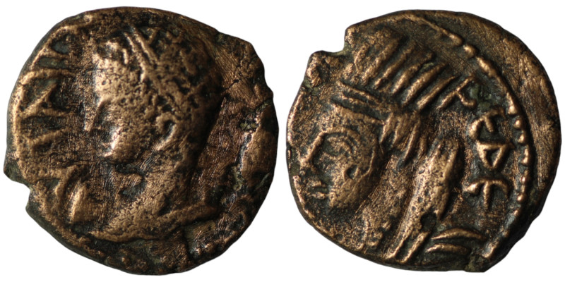 Nero.(AD 54 - 68)
AE Bronze (16mm, 2,93g)