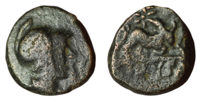 Greek coin
AE Bronze (9mm, 1,23g)