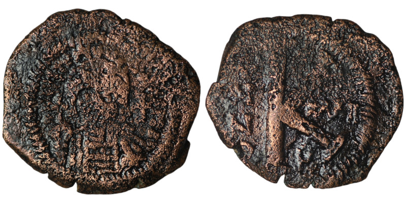 Byzantine coin
AE Follis (27mm, 7,41g)