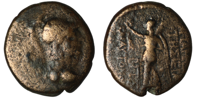 Greek coin
AE Bronze (21mm, 7,96g)