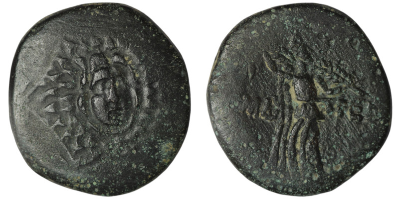 PAPHLAGONIA. Amastris. Time of Mithradates VI (90-85 BC AD).
AE Bronze (22mm, 7,...