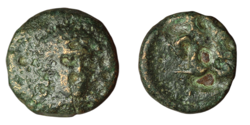 Greek coin
AE Bronze (9mm, 0,72g)