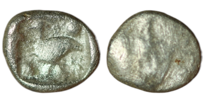 Greek coin
AR Tetartemorion (6mm, 0,18g)