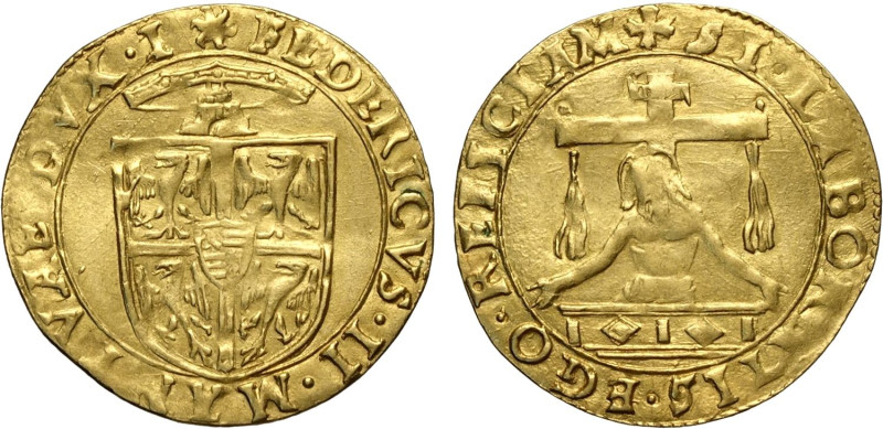 Mantova, Federico II Gonzaga (1519-1540), Scudo del Sole, MIR-446 Au 24 mm 2,93 ...