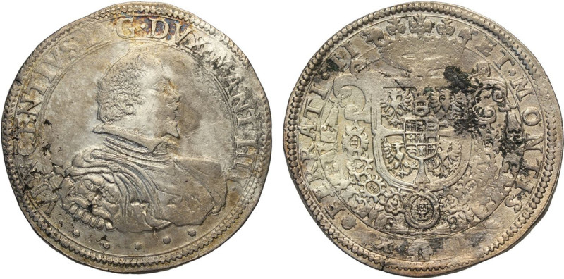 Casale, Vincenzo I Gonzaga (1587-1612), Ducatone da 12 Bianchi, RR CNI-53/55 Ag ...