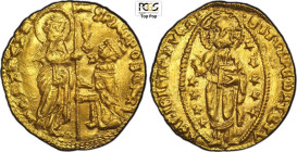 Venezia, Francesco Foscari (1423-1457), Ducato, Fr-1232 Au 21 mm 3,49 g, alta conservazione, in Slab PCGS MS64 Top Pop! (cert. 48282779)