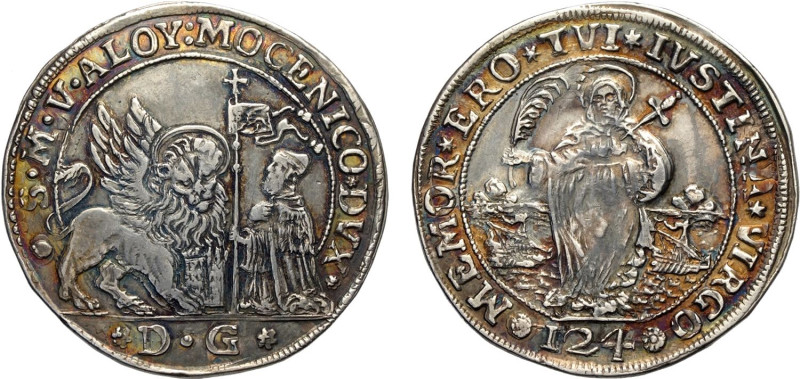 Venezia, Alvise IV Mocenigo (1763-1778), Ducatone da 124 Soldi, Rara Ag 44,5 mm ...