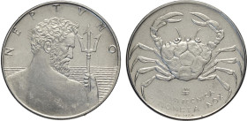 Repubblica Italiana, Monetazione in Lire (1946-2001), Prova Tecnica di moneta inox 1974, opus Giampaoli e logo SMOM, Varesi-60 Lupp-558 Ac 25 mm 6,26 ...
